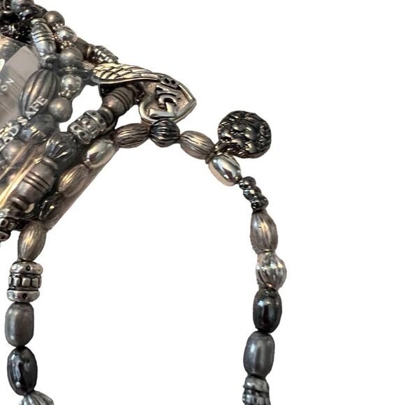 New Icon Collection Love Stretch Bracelets Silver Beads Hearts - Picture 7 of 9